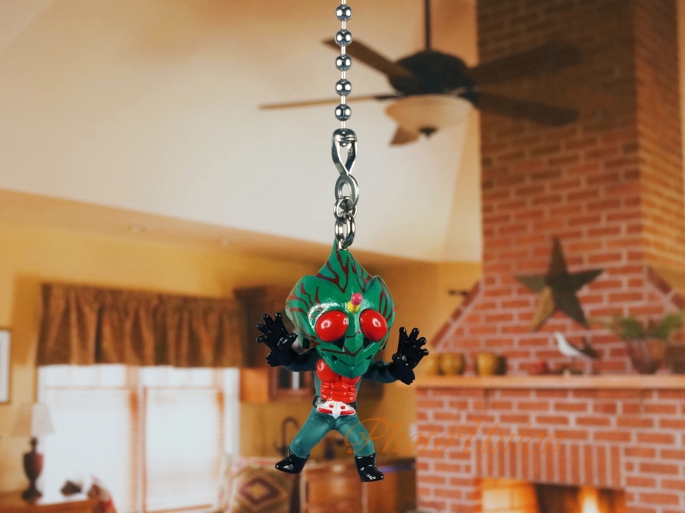 Japan Anime Masked Kamen Rider Amazon Ceiling Fan Pull Light Lamp Chain K1097 F