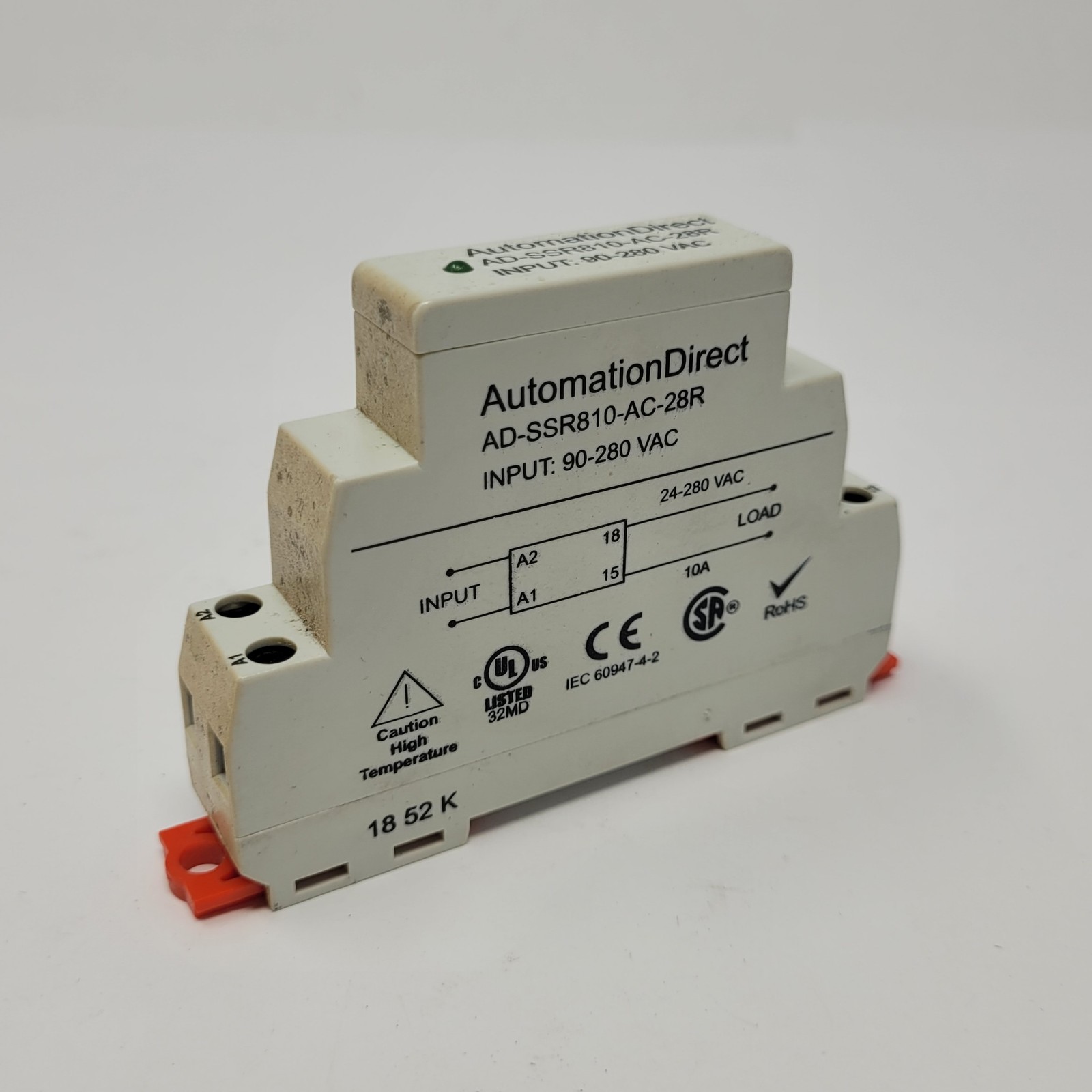 Automation Direct AD-SSR810-AC-28R Solid State Relay - USED