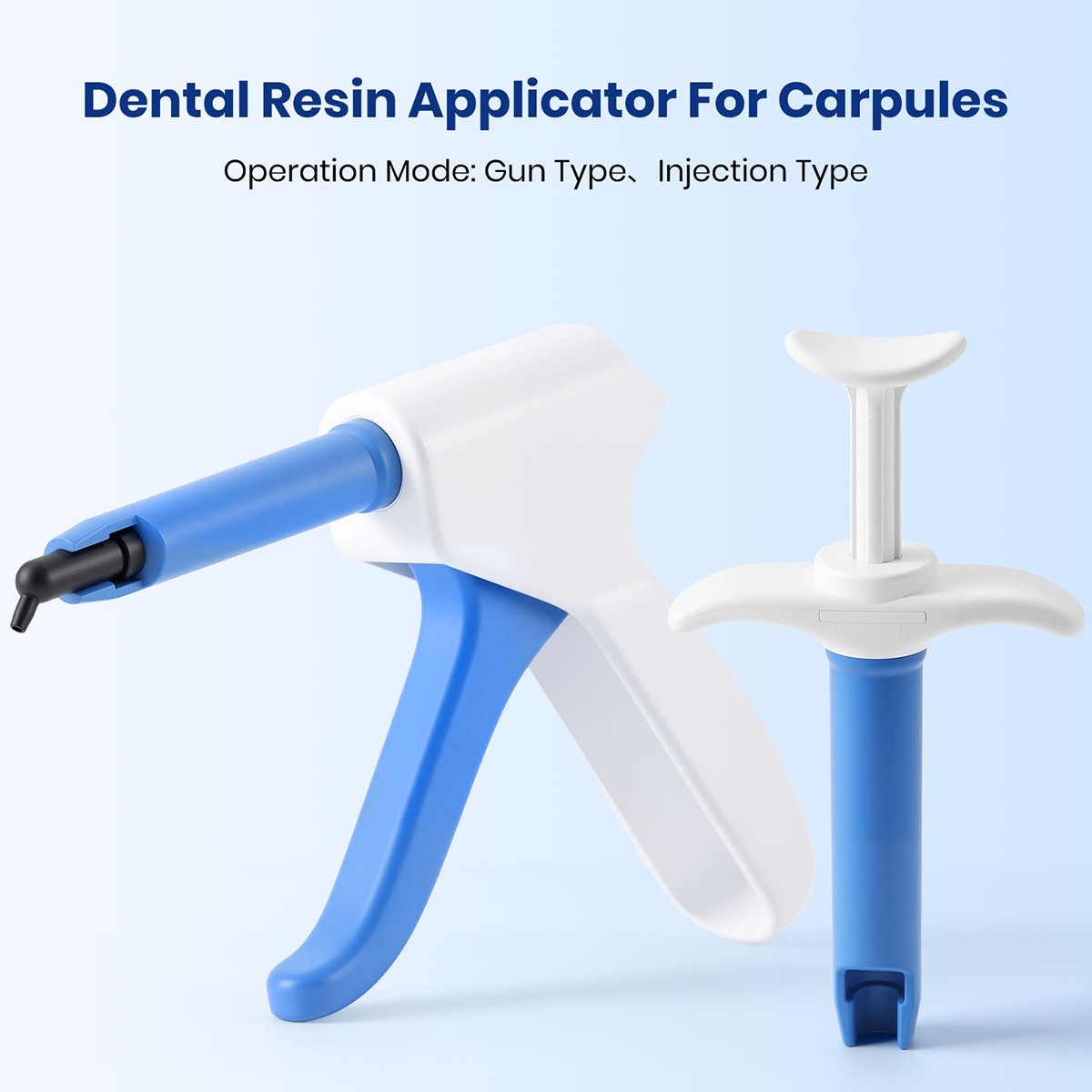 Dental Resin Composite Gun Dispenser Applicator for Unidose Carpules
