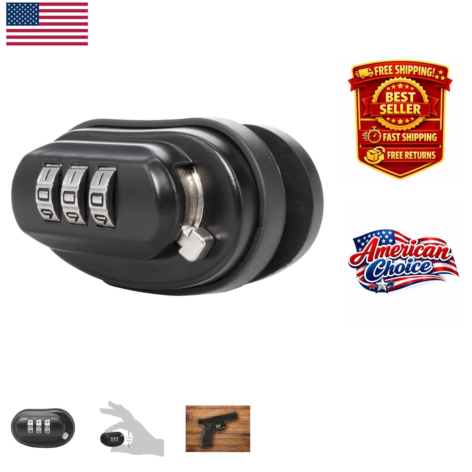 Classic Birchwood Casey Trigger Lock - Essential Safety for Firearm Owners