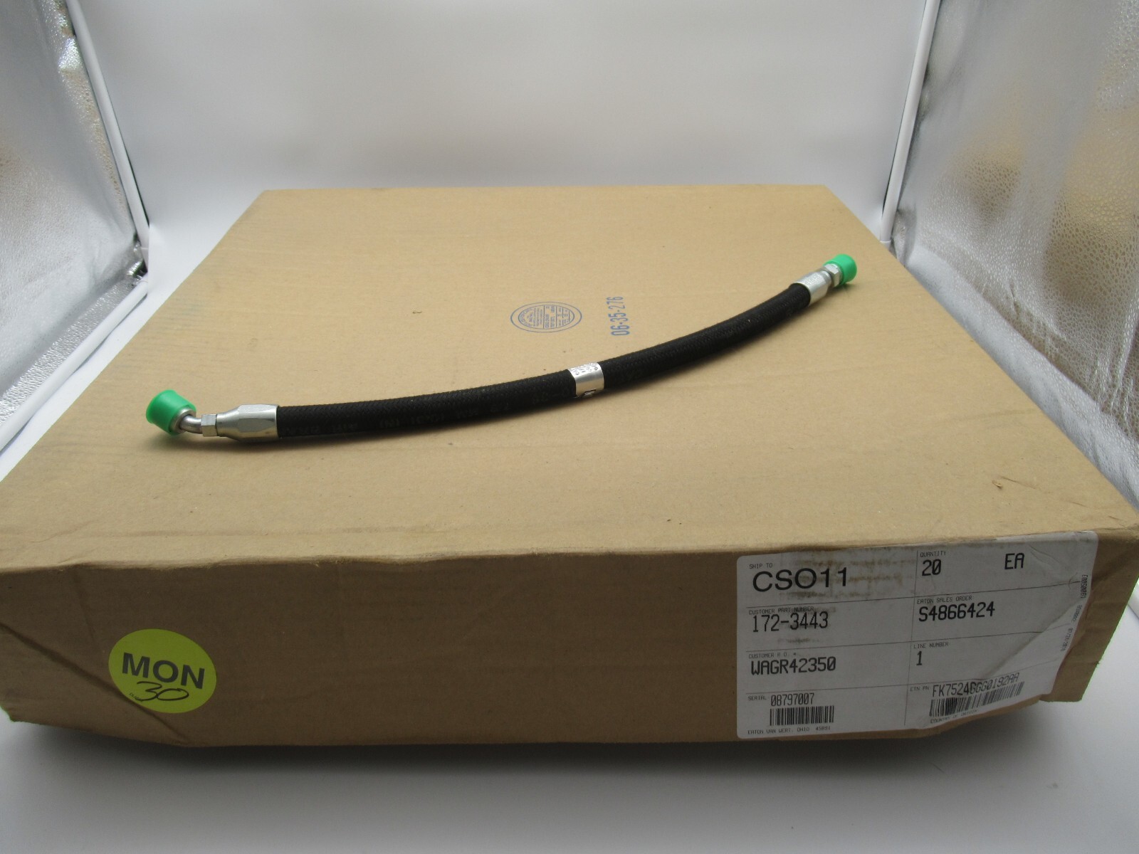 Genuine CAT Caterpillar Eaton Hose Assembly 172-3443