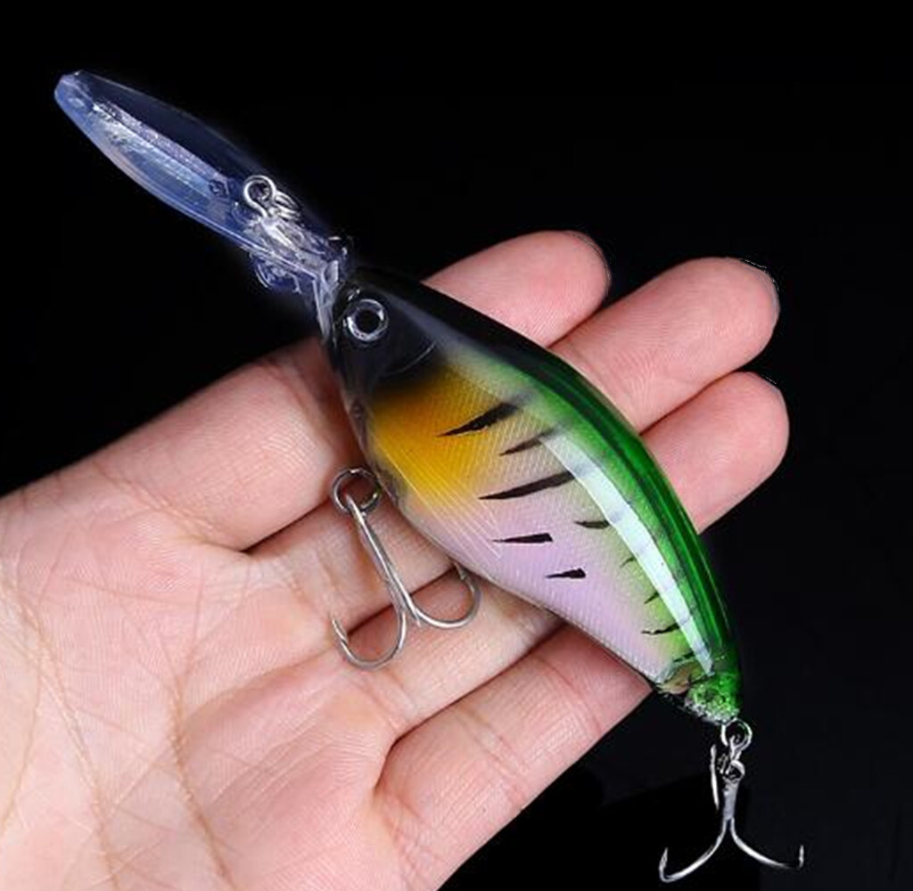 1PCS Deep Diving Crankbait Fishing Lures Big Minnow 18g Wobblers Bass Saltwater