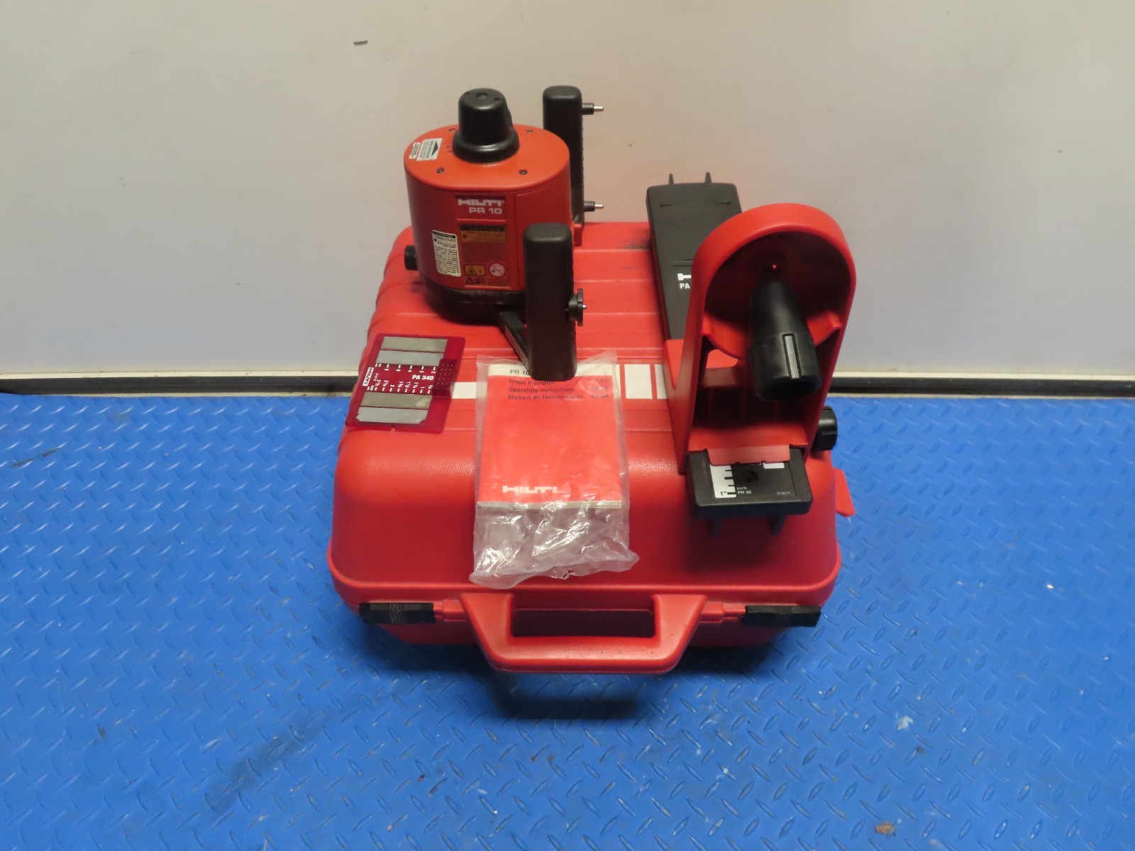 Hilti PR10 Rotary Laser Interior Laser Includes PA320 Mount and Case