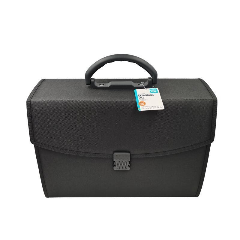 Expandable File Organizer 26 Pockets Legal Document Storage Top Handle Portable