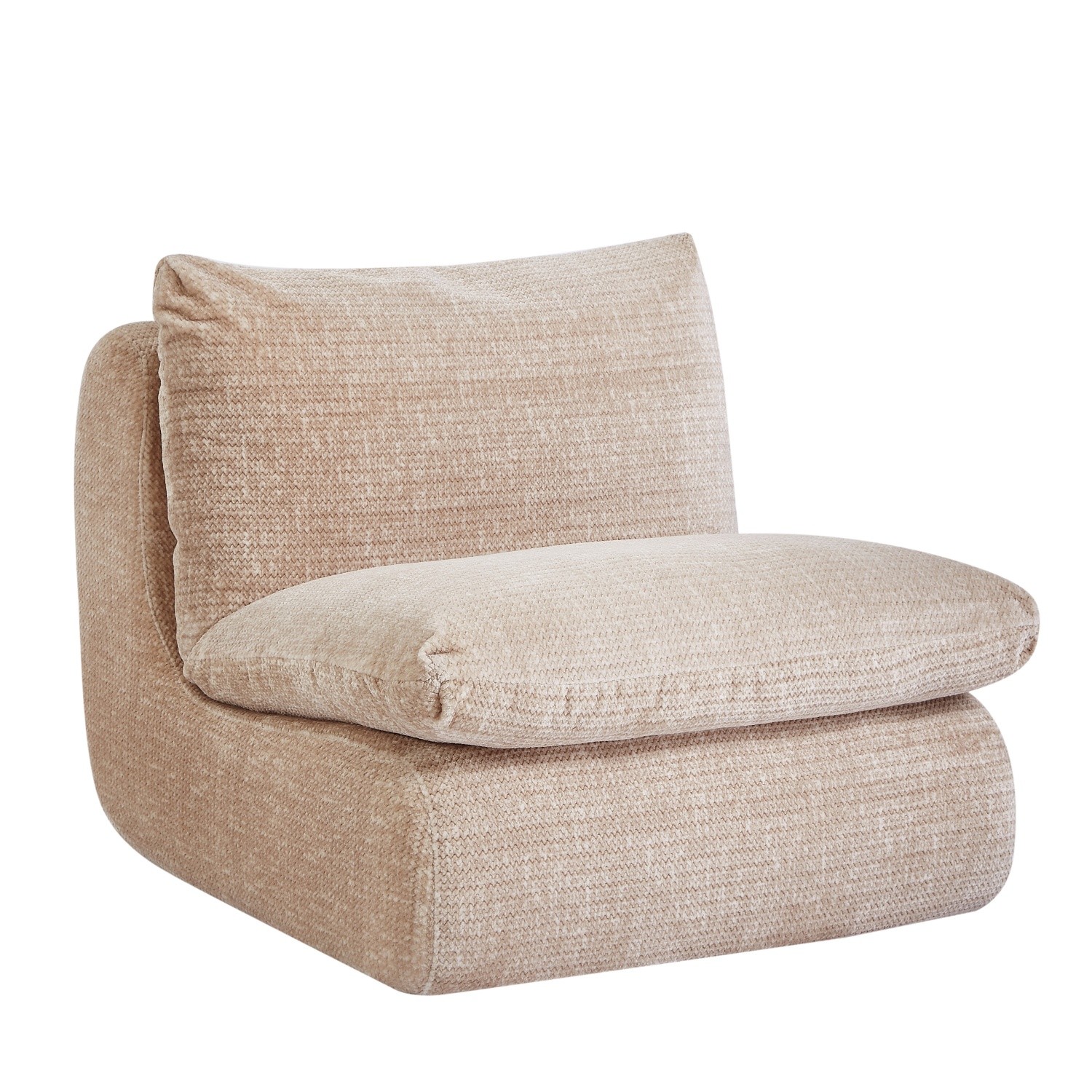 Large Bean Bag Chair with Full Compression Armless Floor Lounger Sofa for Adults