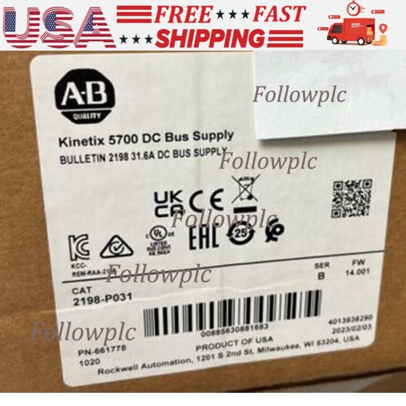 2198P031 Allen-Bradley 2198-P031 AB Factory Sealed NEW US Free Tax