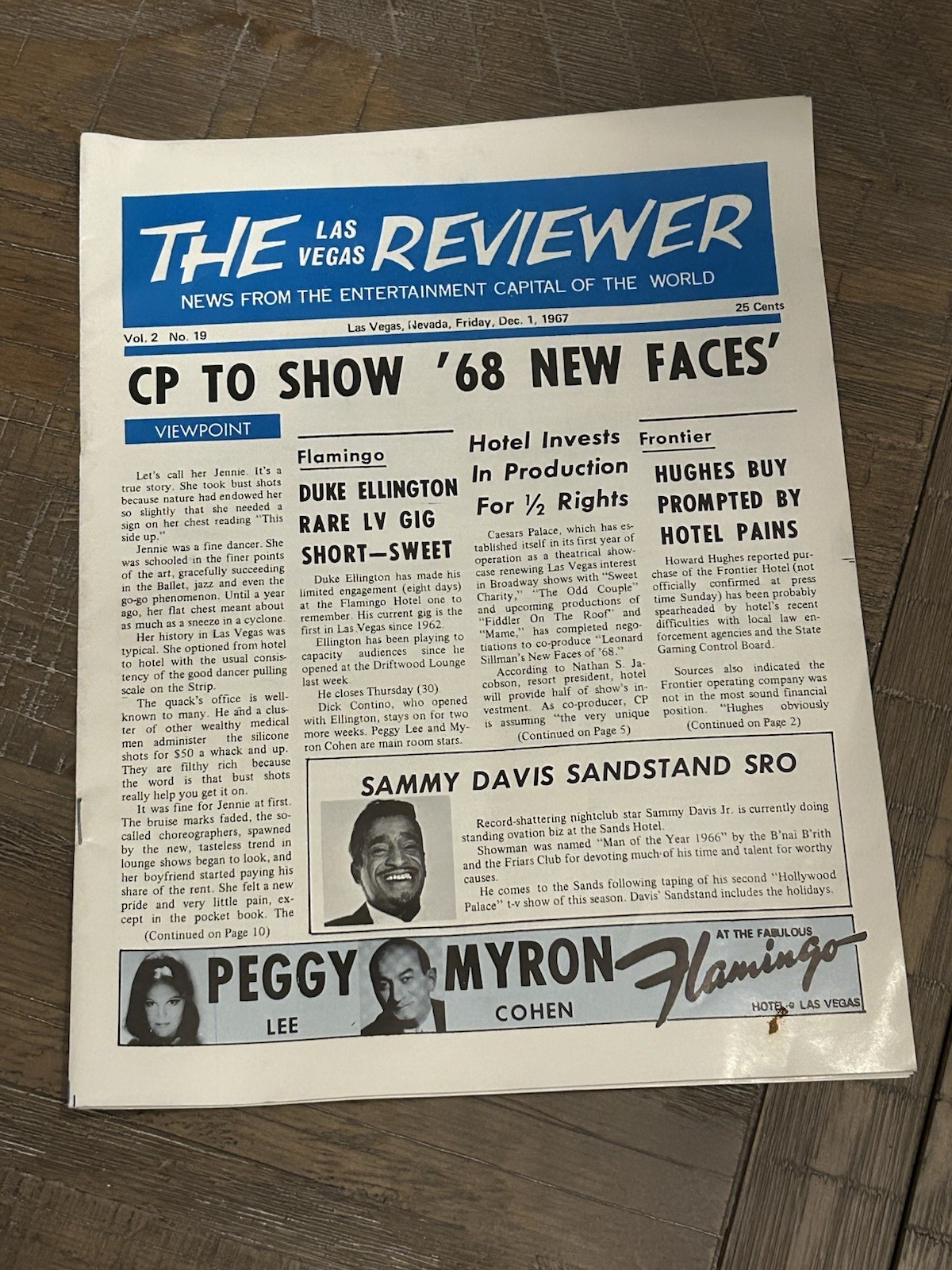 The Las Vegas Reviewer Issue No 2 Mint Condition