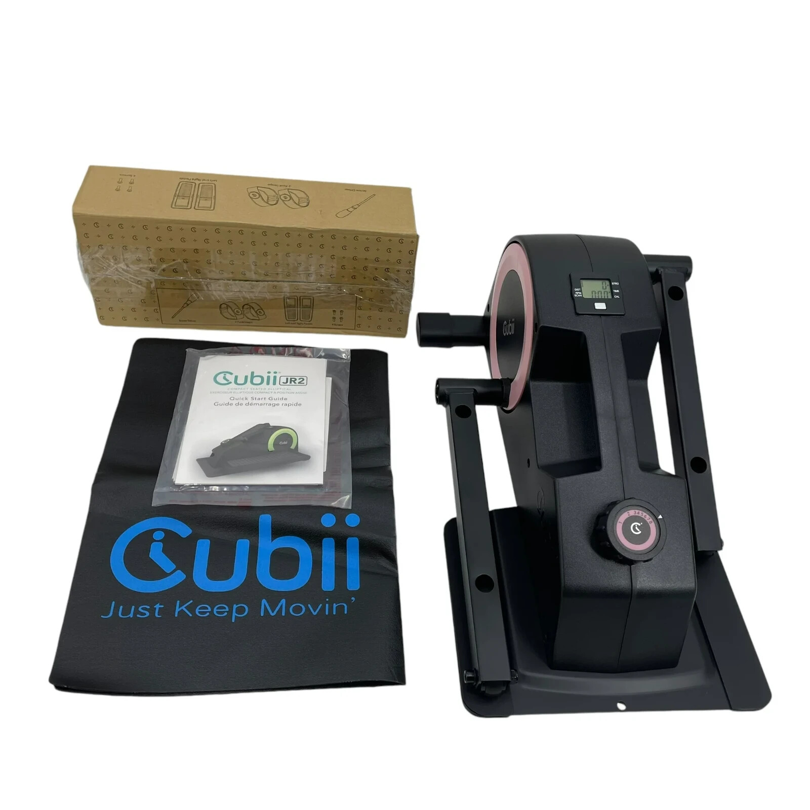 Cubii JR2 F3B2PNKRF Under-Desk Elliptical Pink