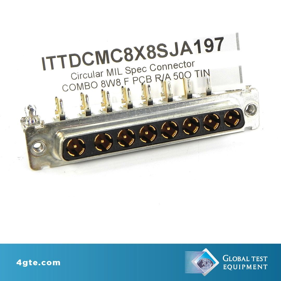 ITT CANNON DCMC8X8SJA197 Circular MIL Spec Connector COMBO 8W8 F
