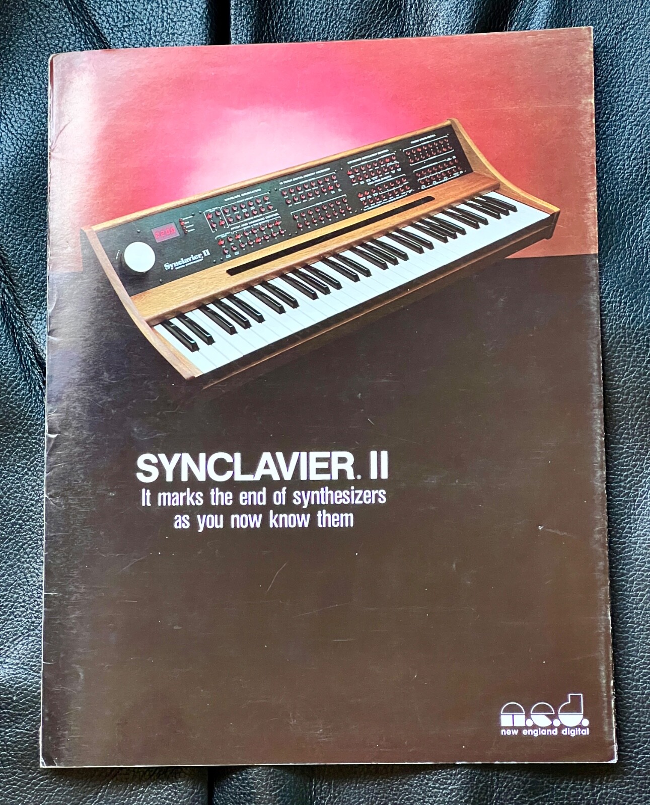 NED Synclavier II Digital Synthesizer Brochure Only. 8 page full color, vintage