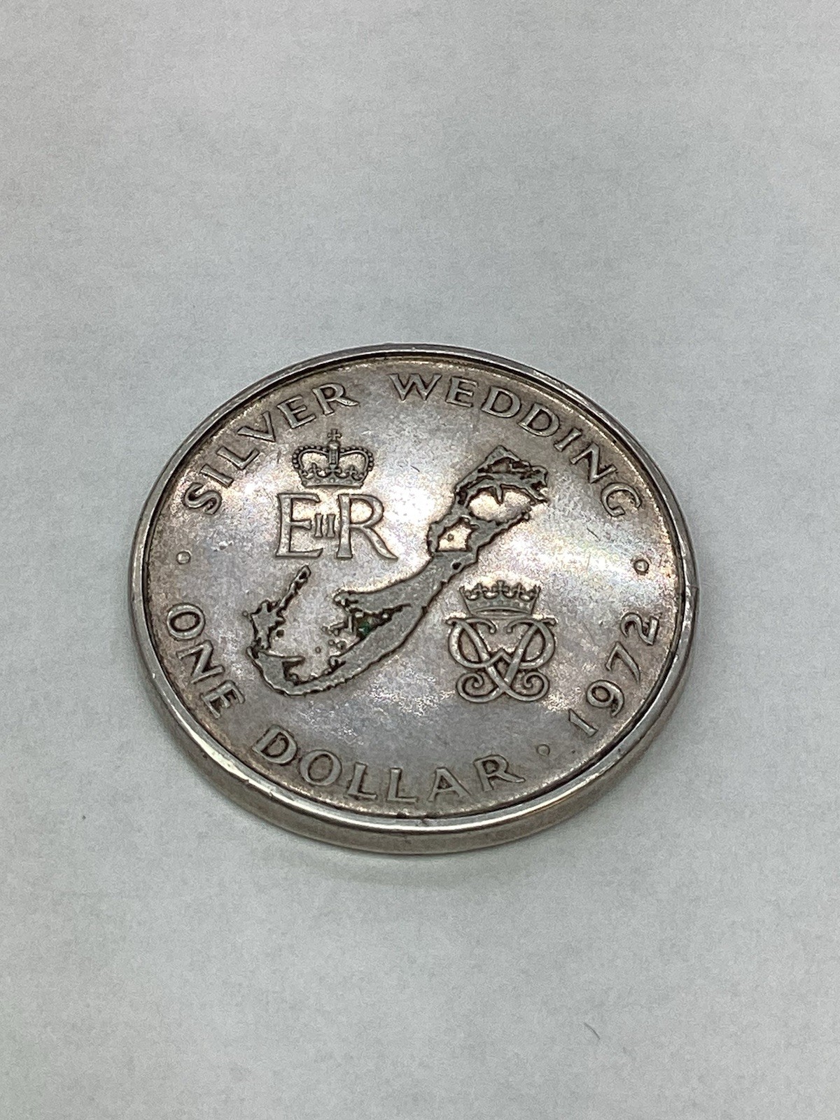 Canada One Dollar 1972 Silver Wedding