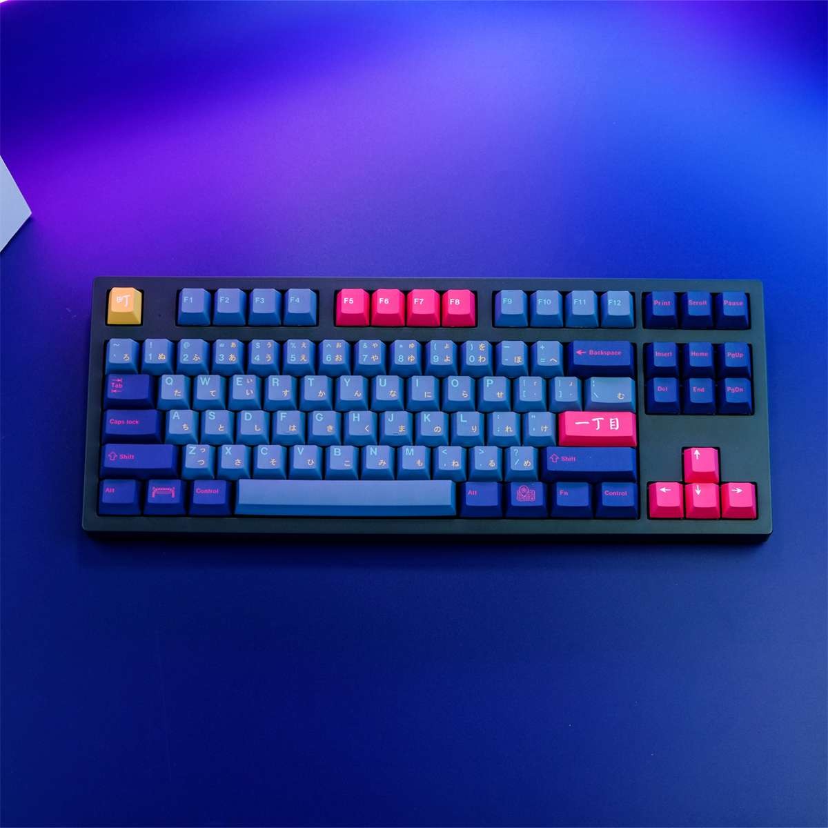 129 Keys Kabuki-Cho Keycap Copy PBT Dye Subs Cherry Profile Keycap Set