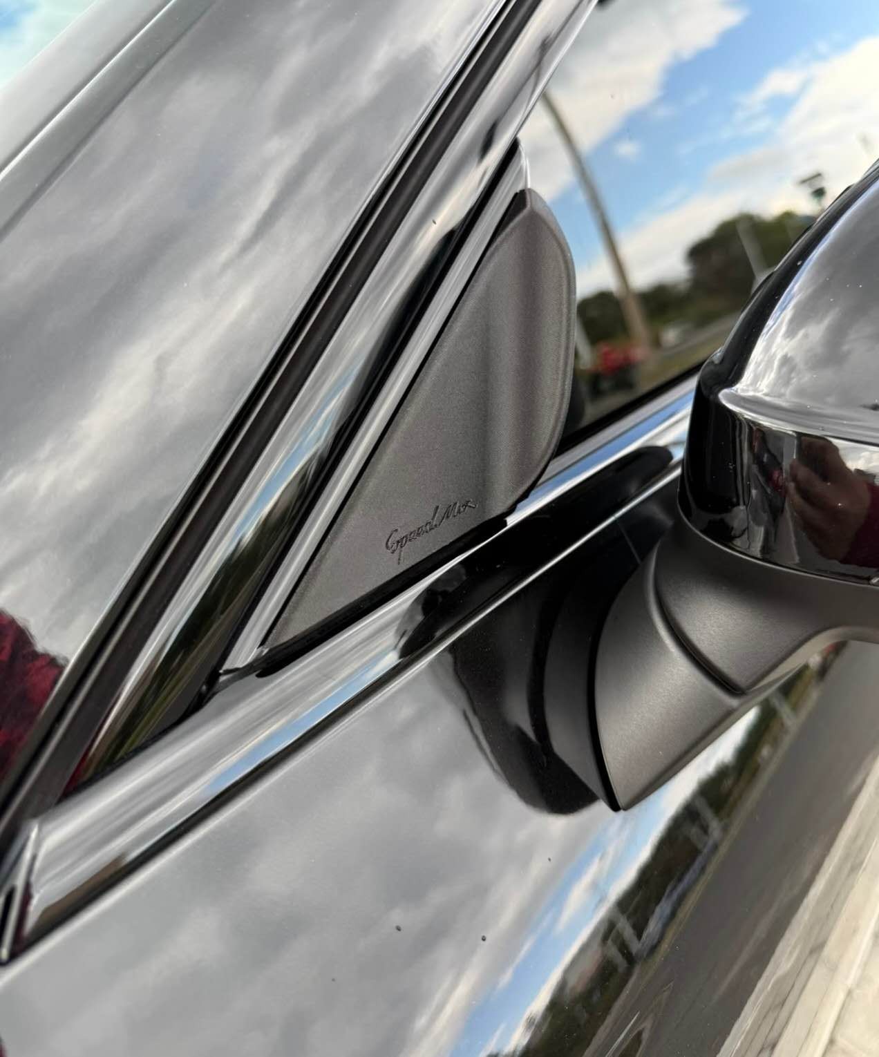 Car Side Mirror Wind Deflector (1 Pair) – Fits AUDI A3/S3/RS3 8V  | CFD Tested