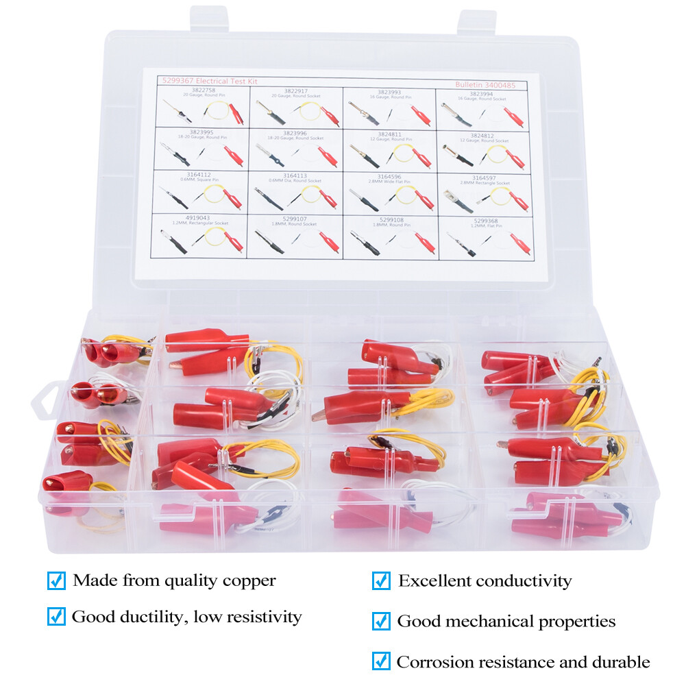 5299367 Test Lead Kit/Electrical Testers Wire Connectors Cables Set