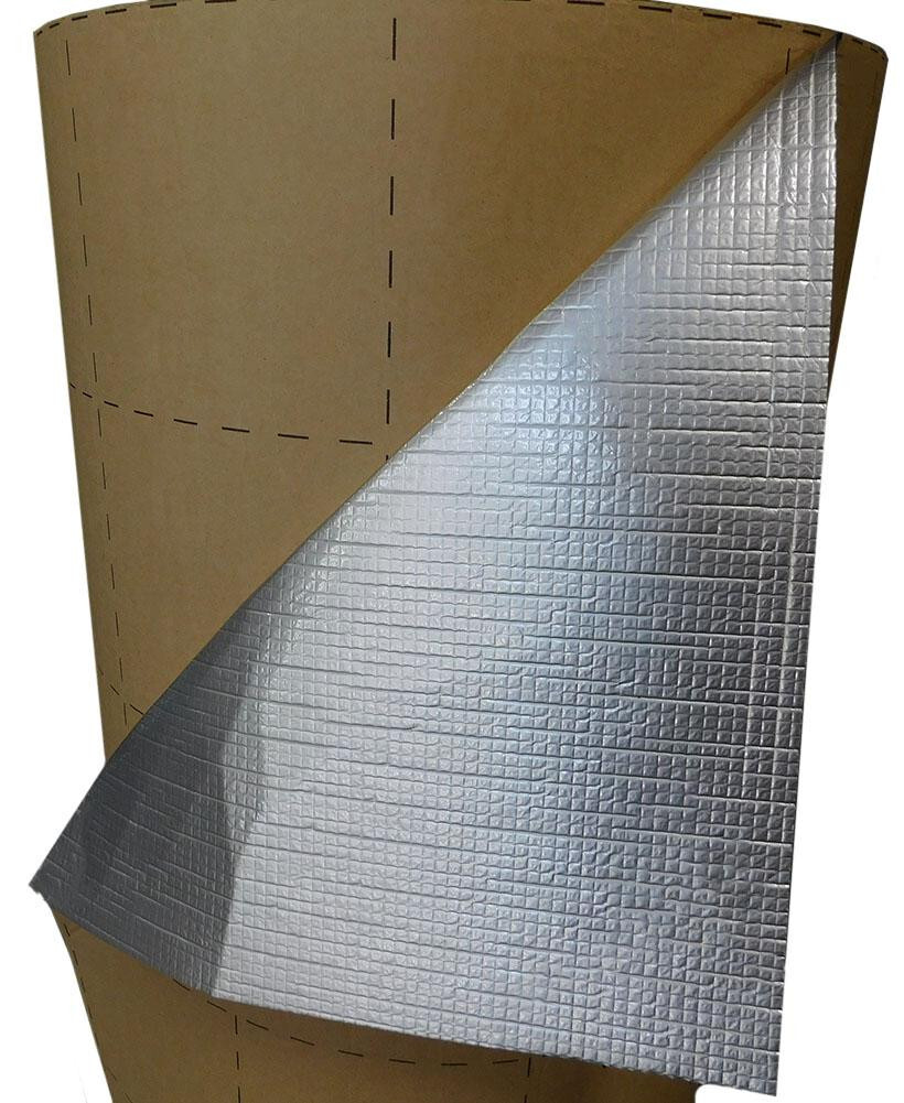 Heat Shield REFLECTIVE Insulation CAR Sound Deadening Noise ADHESIVE 7"x25' 3MM
