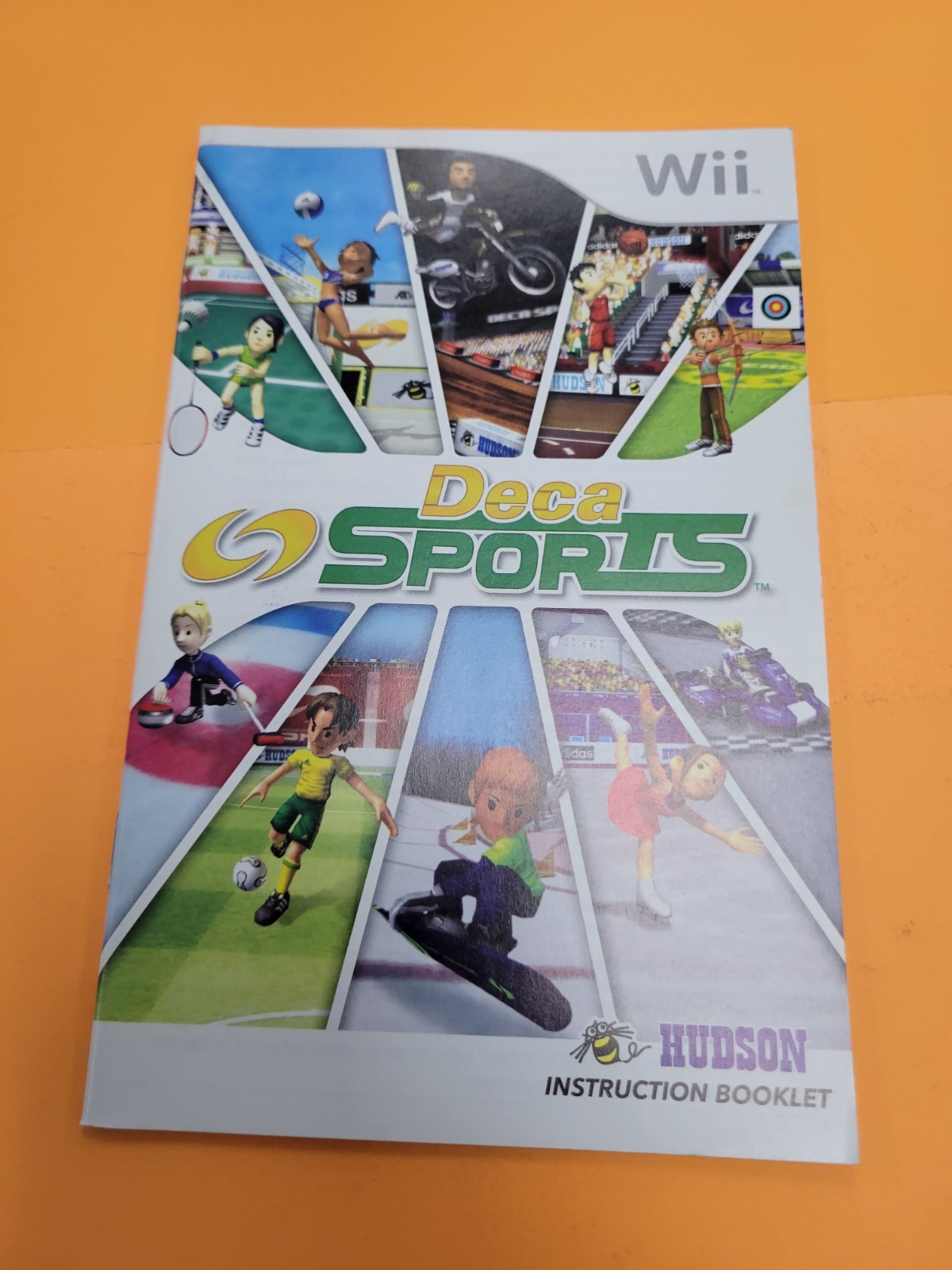 Manual Only! Deca Sports Nintendo Wii Original - Instruction Booklet Only