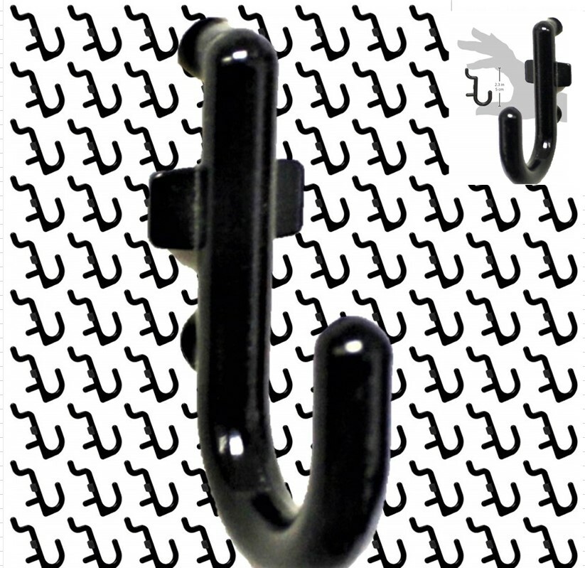 Peg Board Hook Kit Garage Tool Storage Pegboard 100pieces J Hook Locking Plastic
