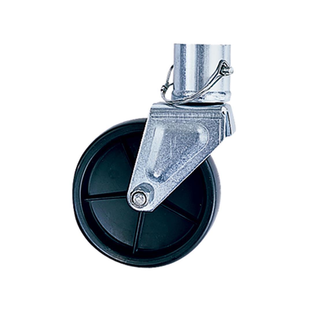 Trailer Tongue Jack Caster Fits 1200 Pound Lift Capacity Jack Polyolefin