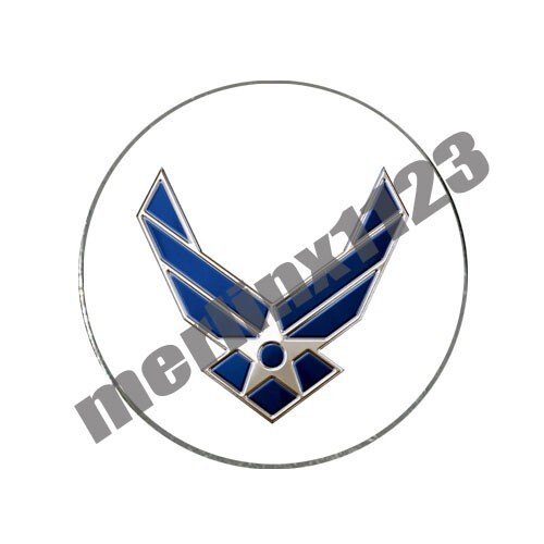 US Air Force USAF Logo Golf Ball Marker w/ Premium Switchblade Divot Tool
