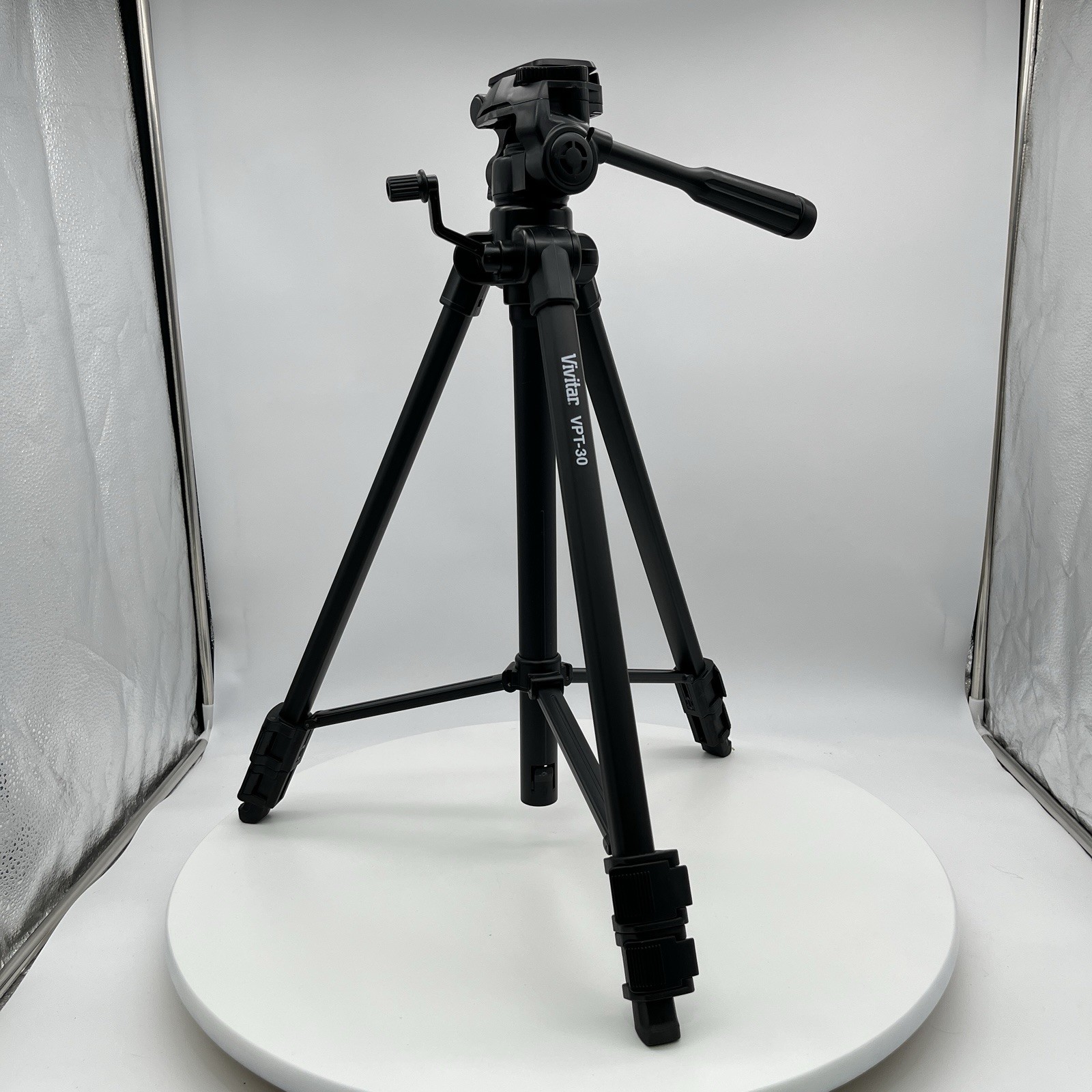 Vivitar Tripod VPT-30 Black ,60” Extended, Quick Release Platform