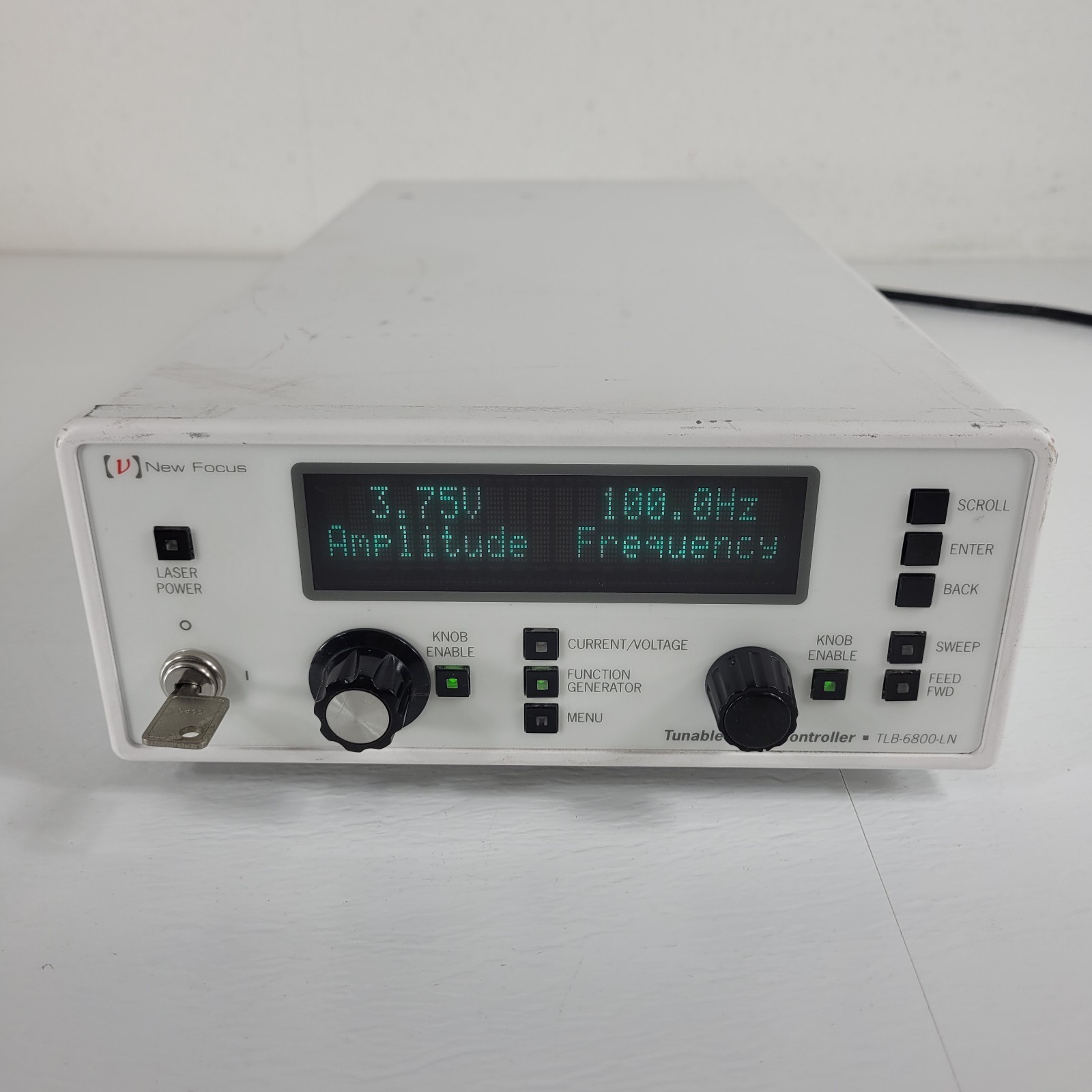 Newport New Focus TLB-6800-LN Tunable Laser Controller Tested Power Key Included