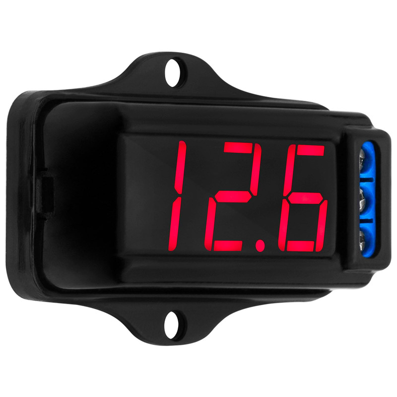 Taramp'S Taramps Automotive Digital Voltmeter Vtr 1000 Black Red Led Automotive