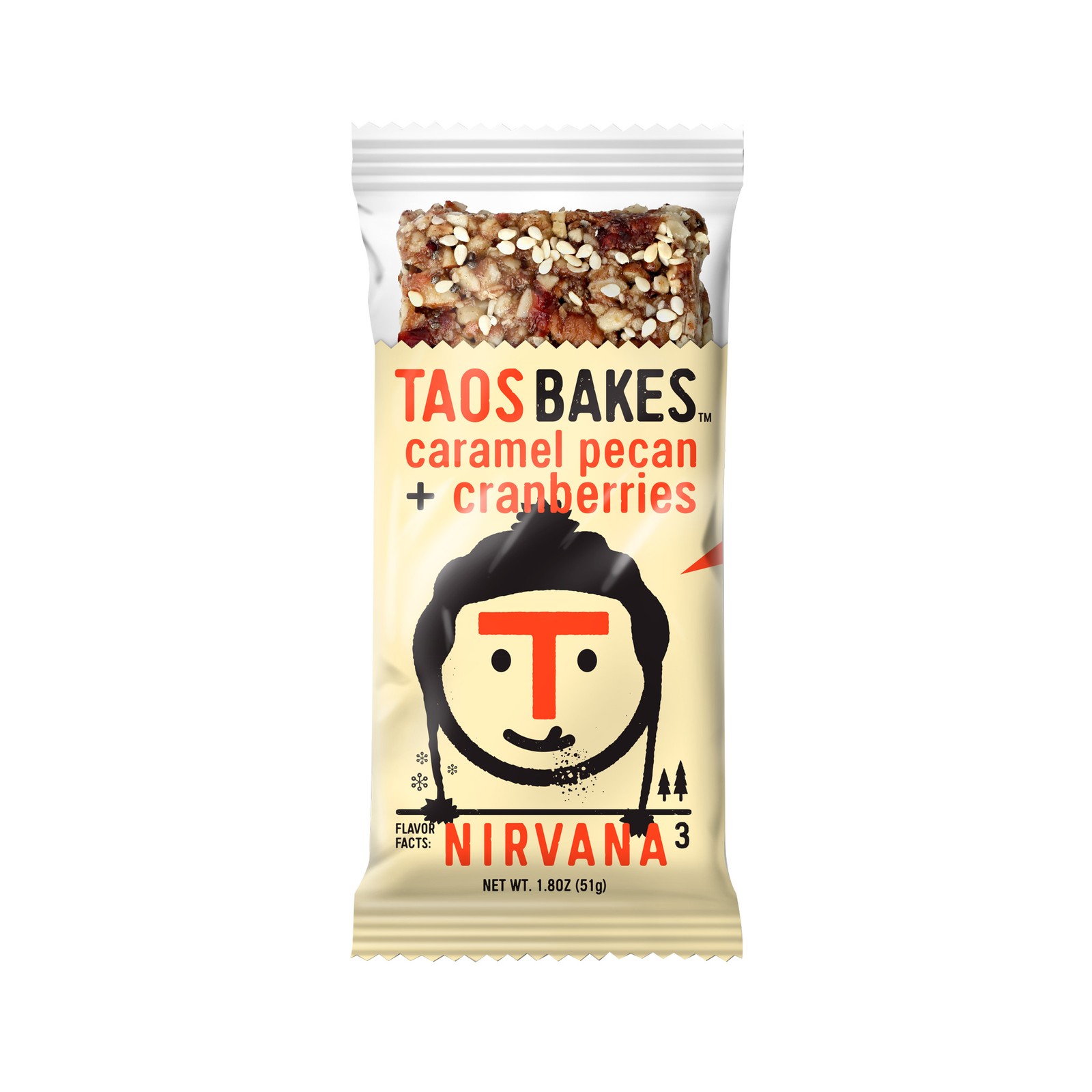 Taos Bakes Caramel Pecan Energy Bars - Gluten-Free, Non-GMO, Natural Trail