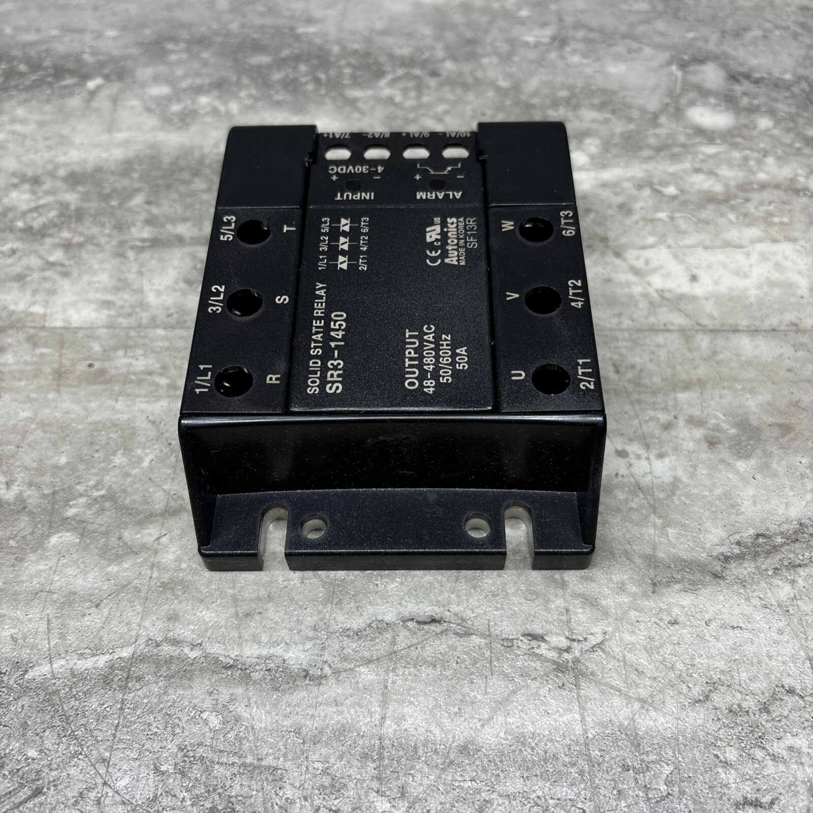 Autonics SR3-1450 3 Phase Solid State Relay, Panel Mount, 50 Amp, New