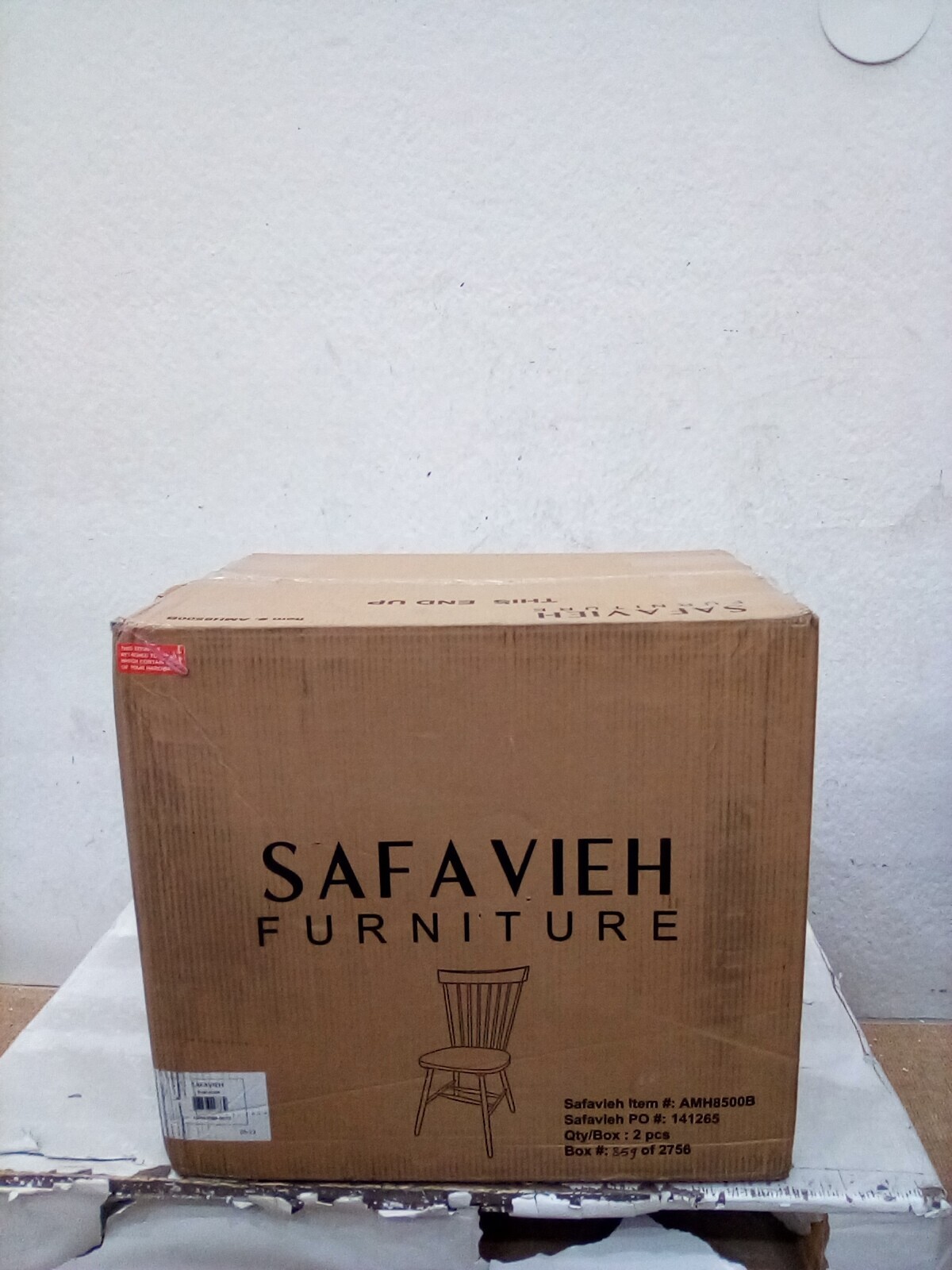 Safavieh PARKER SPINDEL SIDE CHAIR, Reduced Price 2172729577 AMH8500B