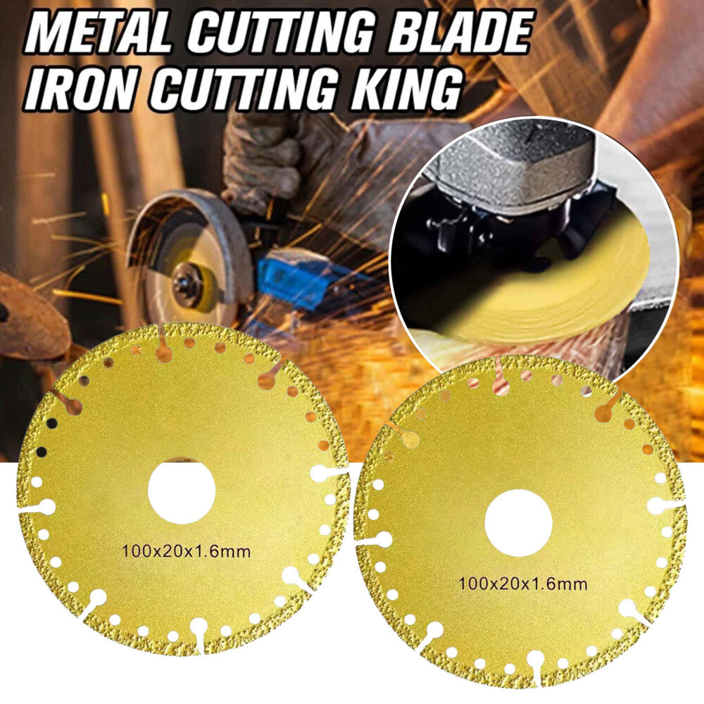 5Pcs Metal Cutting Diamond Blade Diamond Metal Cutting Disc Cut Off Wheel 10cm