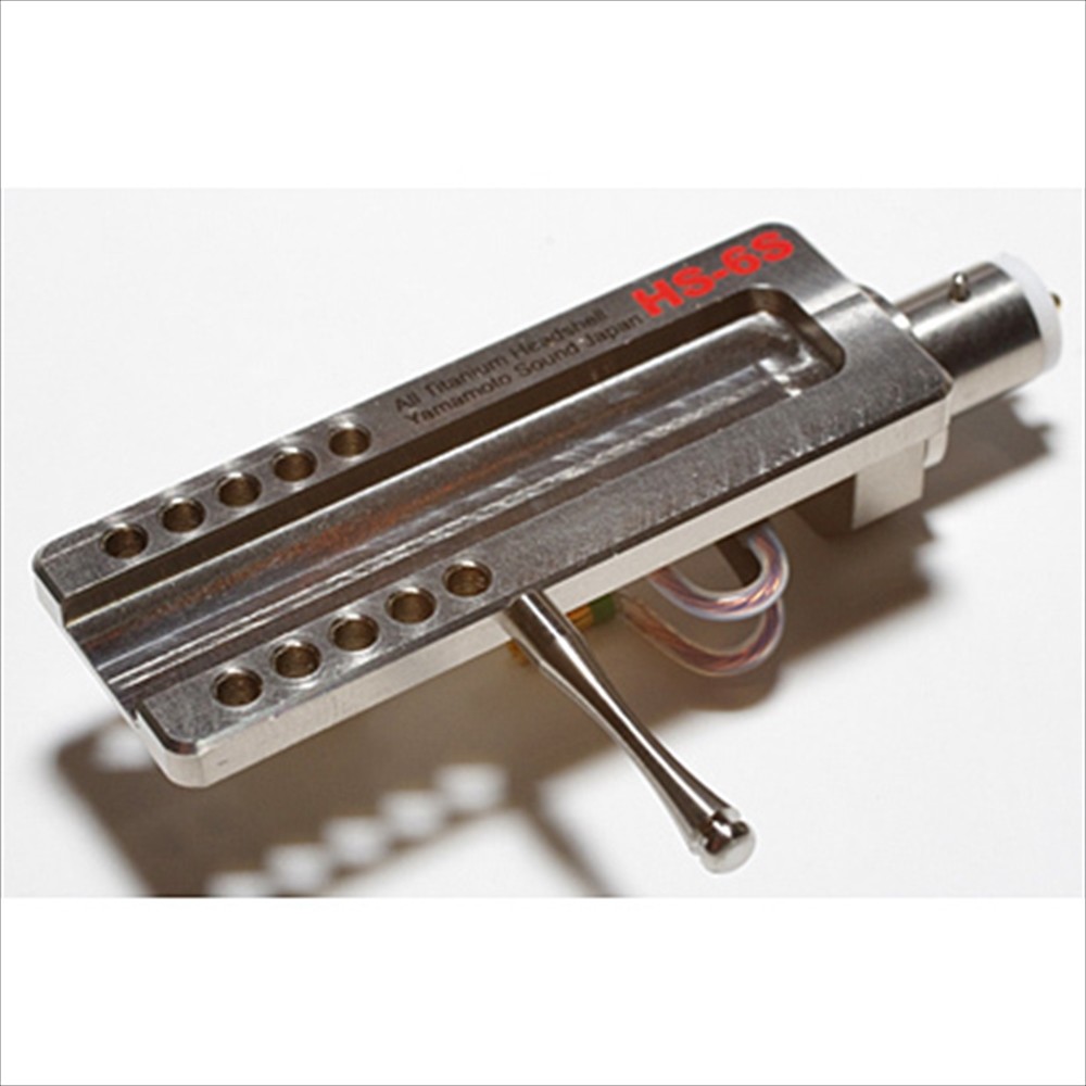 HS-6S Titanium Audio Headshell for Turntable with 6N Lead Yamamoto Sound Craft