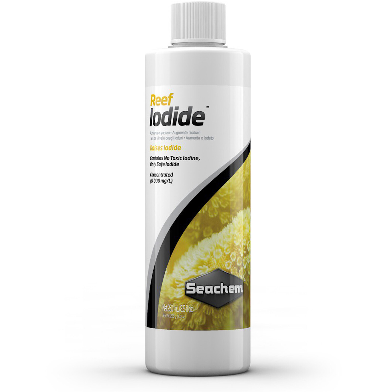 Seachem Reef Iodide 250mL Reef Safe Liquid Potassium Iodide for Soft Corals