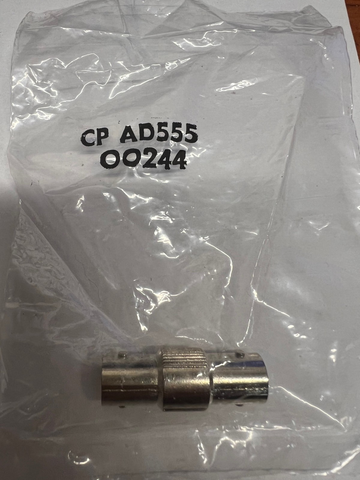 CP-AD555 00244 COAX ADAPT BNC TO BNC Lot of 27