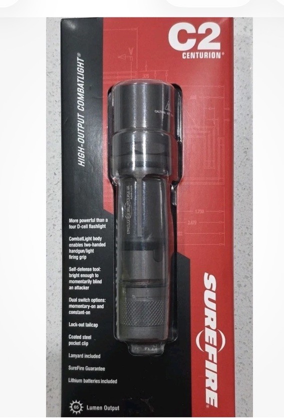 Surefire C2-HA C2 Centurion LED Flashlight NEW