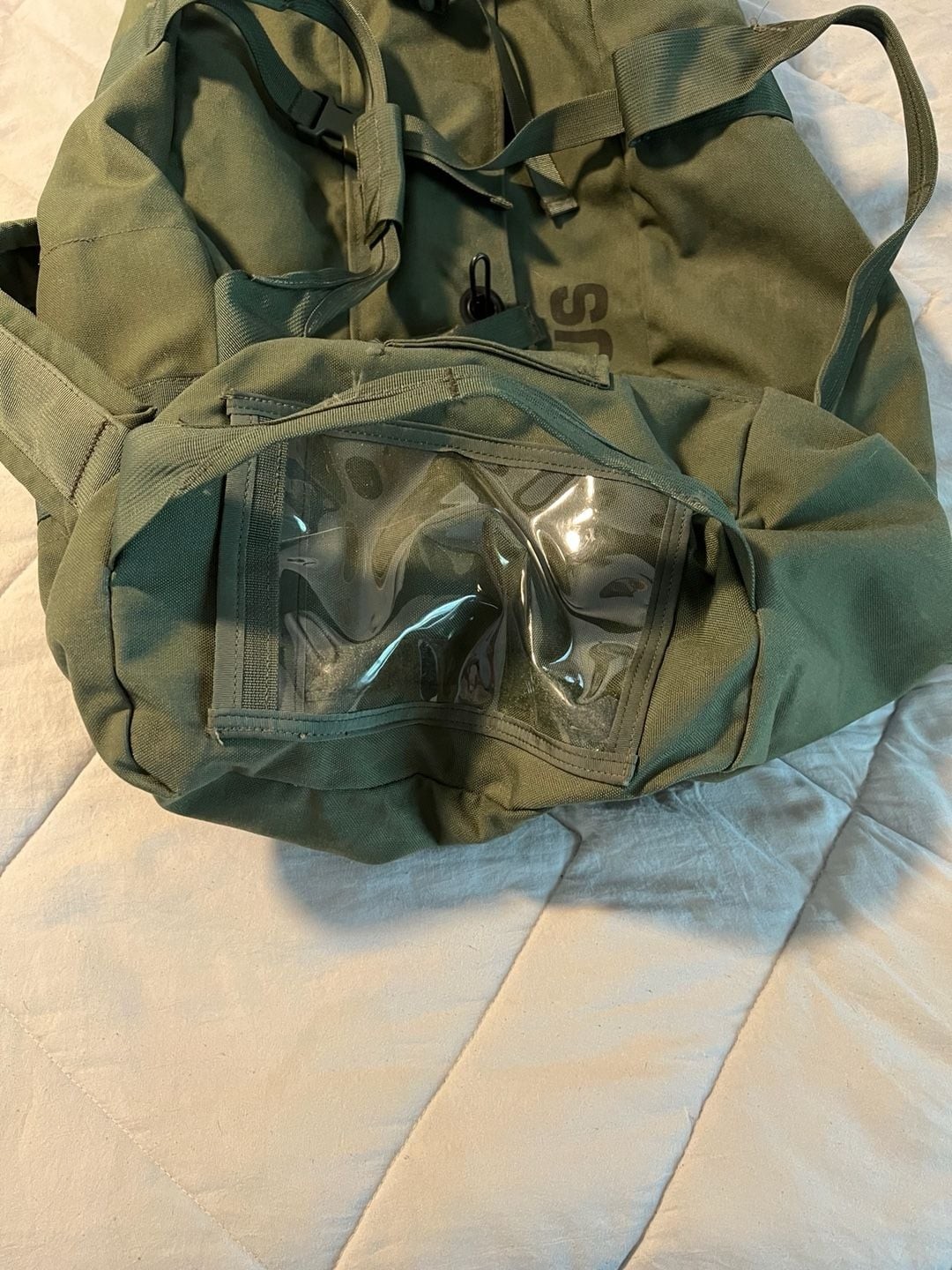 US Military Surplus Improved Duffel Bag Olive Drab Green Large Deployment Bag