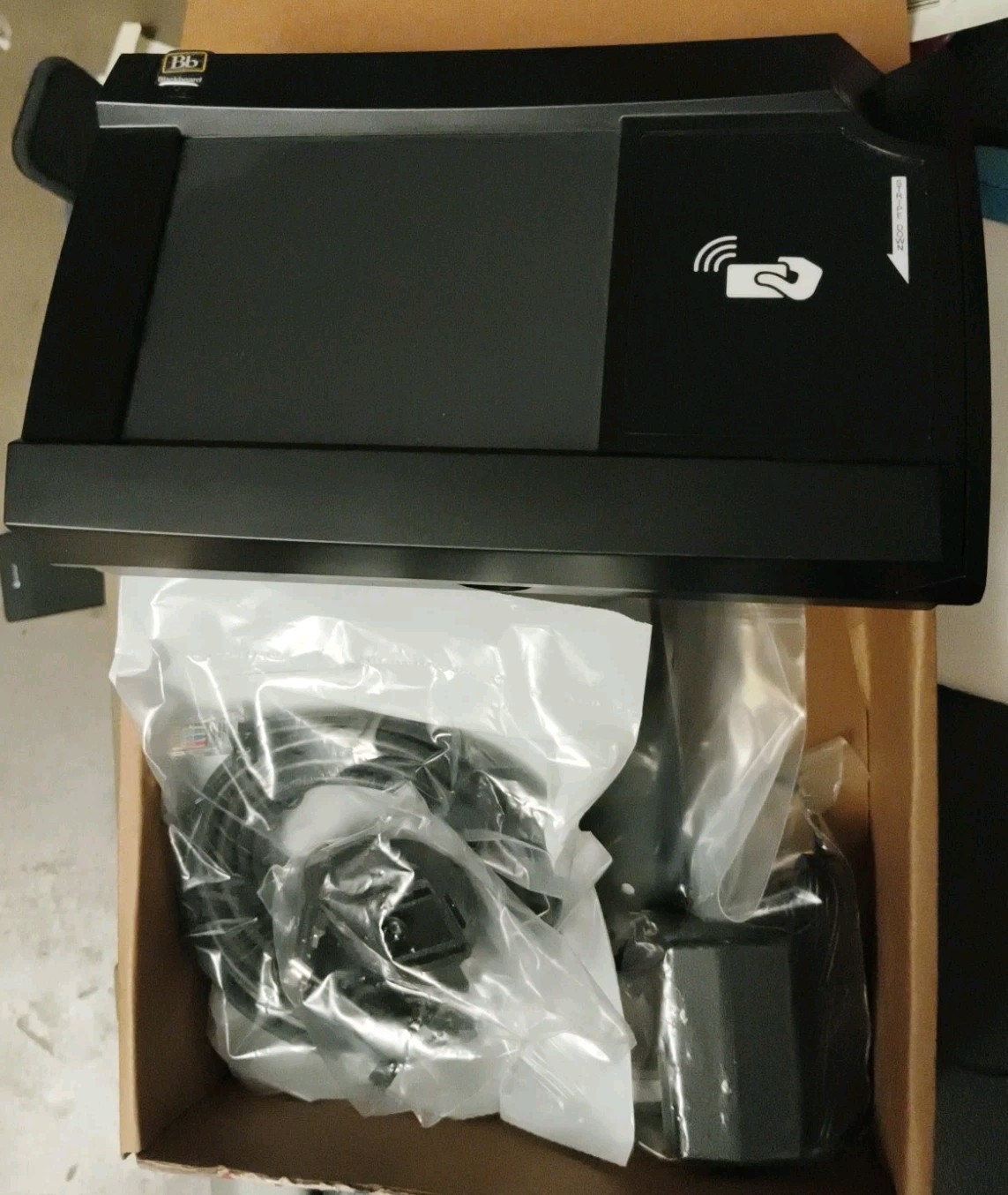 Blackboard BB MF4100 Digital LCD card Reader System Access ONLY DEVICE Black