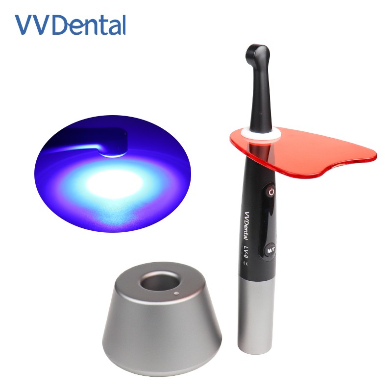 Wireless Dental Photocuring Lamp 3W High-Power Blue LED Light 3Sec Curing Light