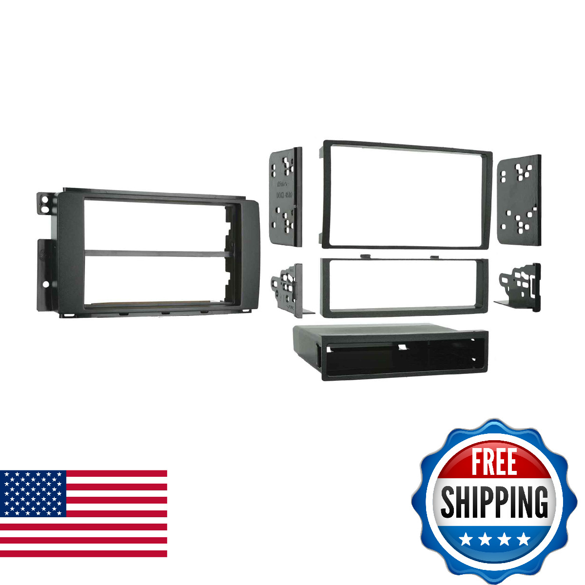 Metra 99-8715 Double Din Or Single Din Installation Dash Kit For 2008-Up Smart