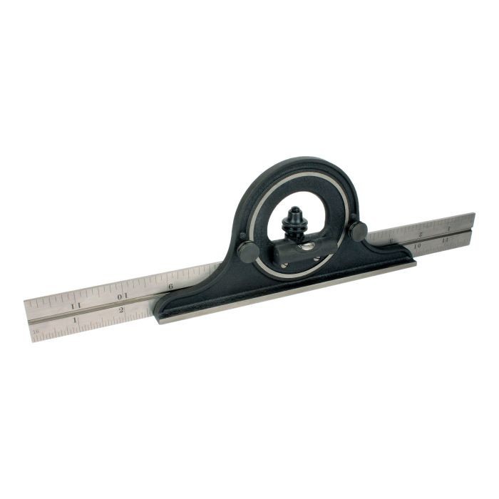 BEVEL PROTRACTOR- 12in- NON REVERSIBLE , Mfr # 12-12-4R