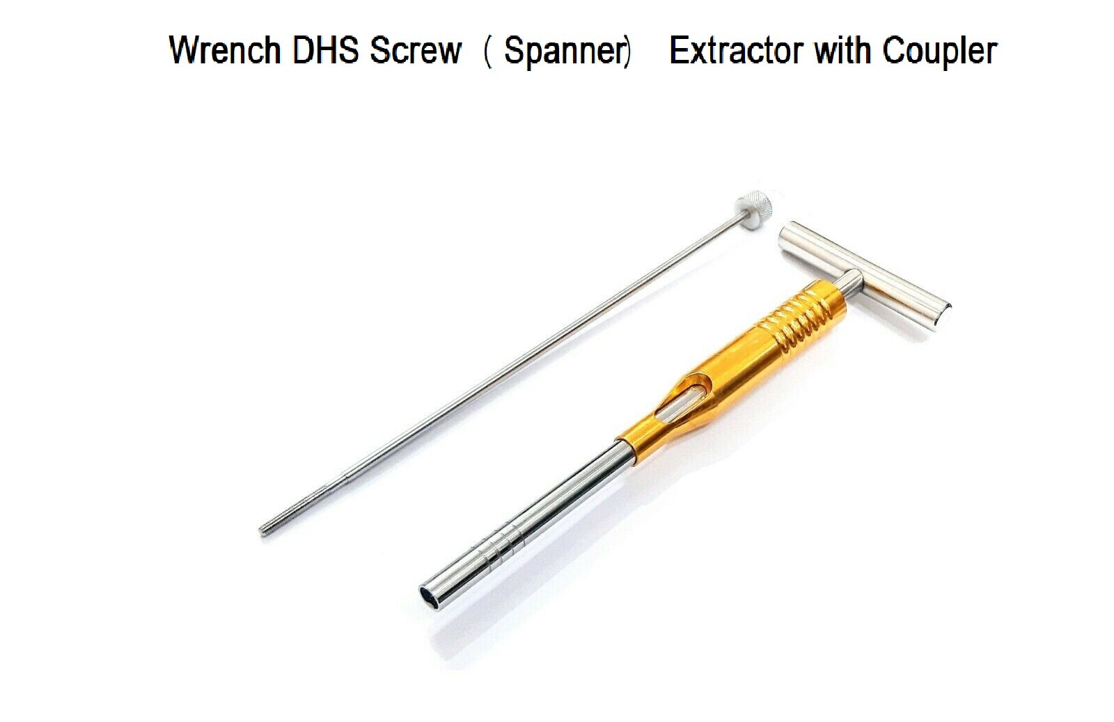 Orthopedic Wrench DHS Screw Spanner Extractor with Coupler veterinary ss