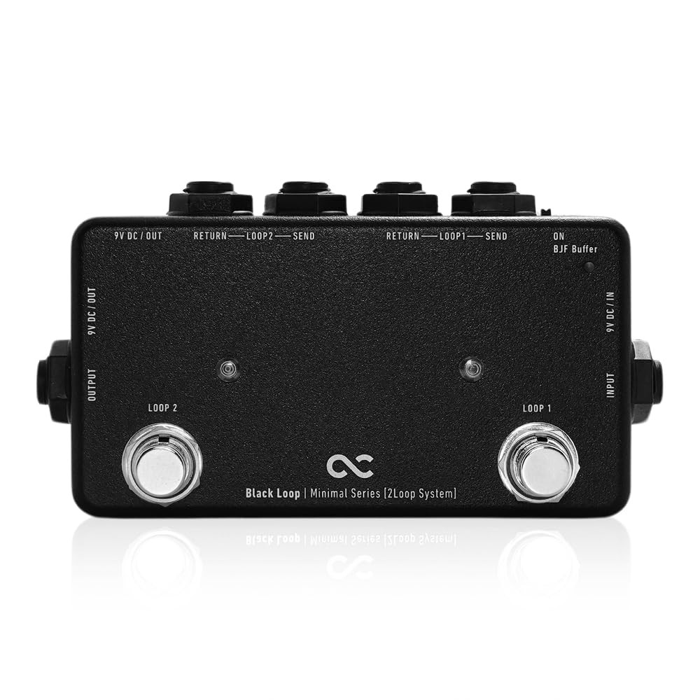 One Control Minimal Series Black Loop with BJF Buffer Pedal Switcher
