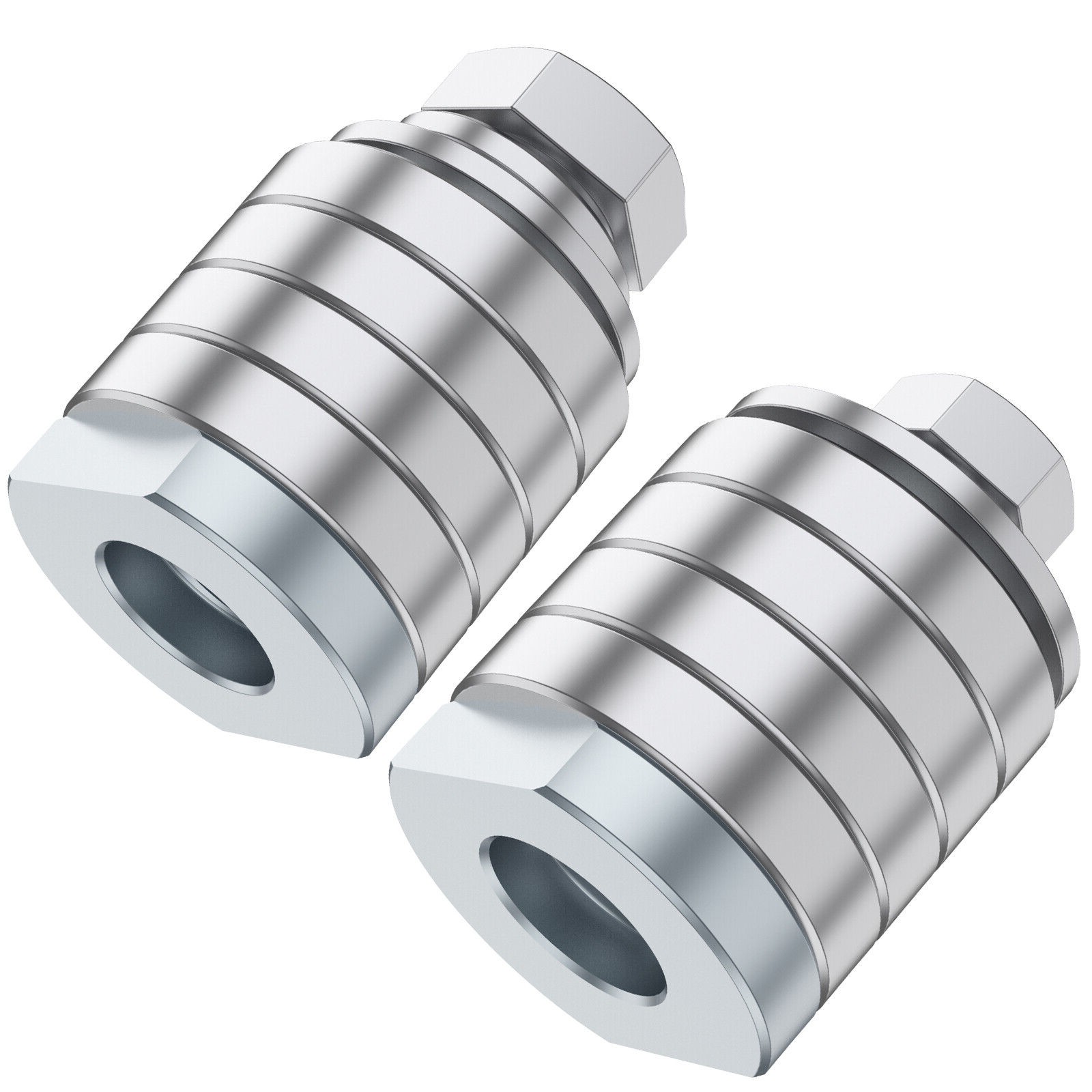 2Pcs Angle Grinder to Grooving Machine Adapter Converter Aluminum Alloy M10/M14