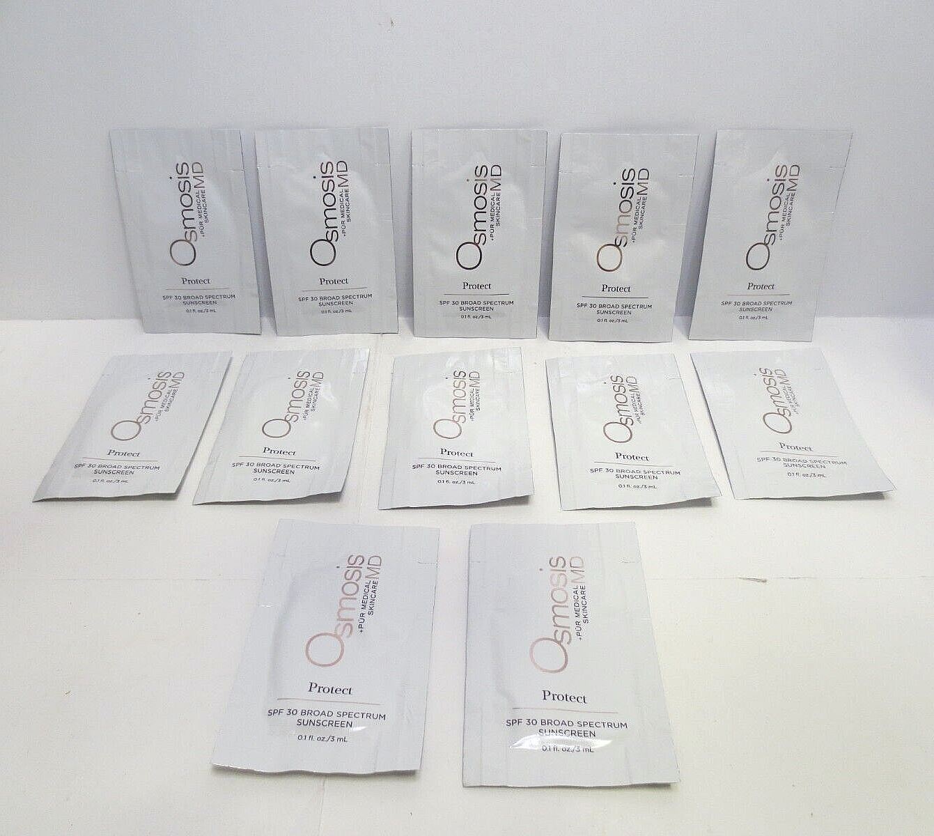 OSMOSIS - PROTECT SPF 30 BROAD SPECTRUM SUNSCREEN - 0.1OZ - (LOT OF 50 PACK)