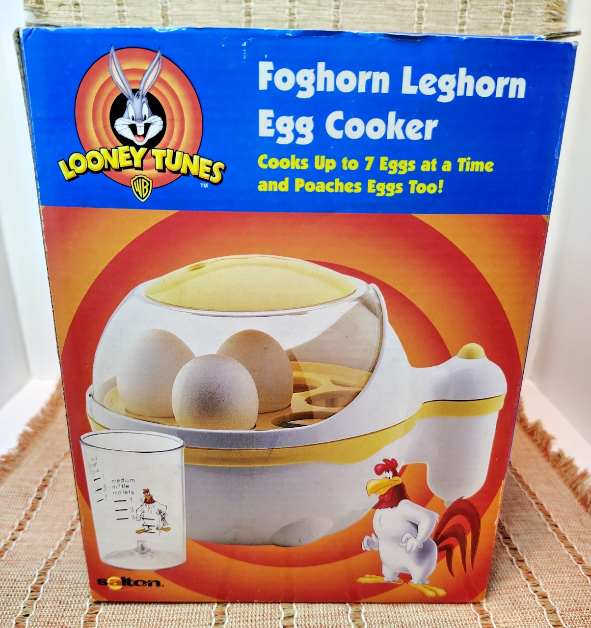 Vintage 1999 Looney Tunes Foghorn Leghorn Egg Cooker New  Unused