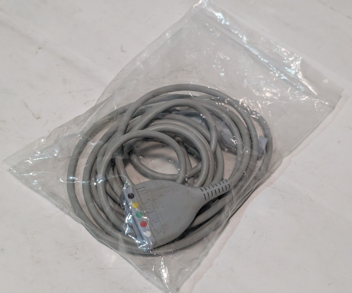 Datascope 0012-00-1255-01 Reusable ECG Trunk Cable, 6 Pin to 5 Lead Connectors