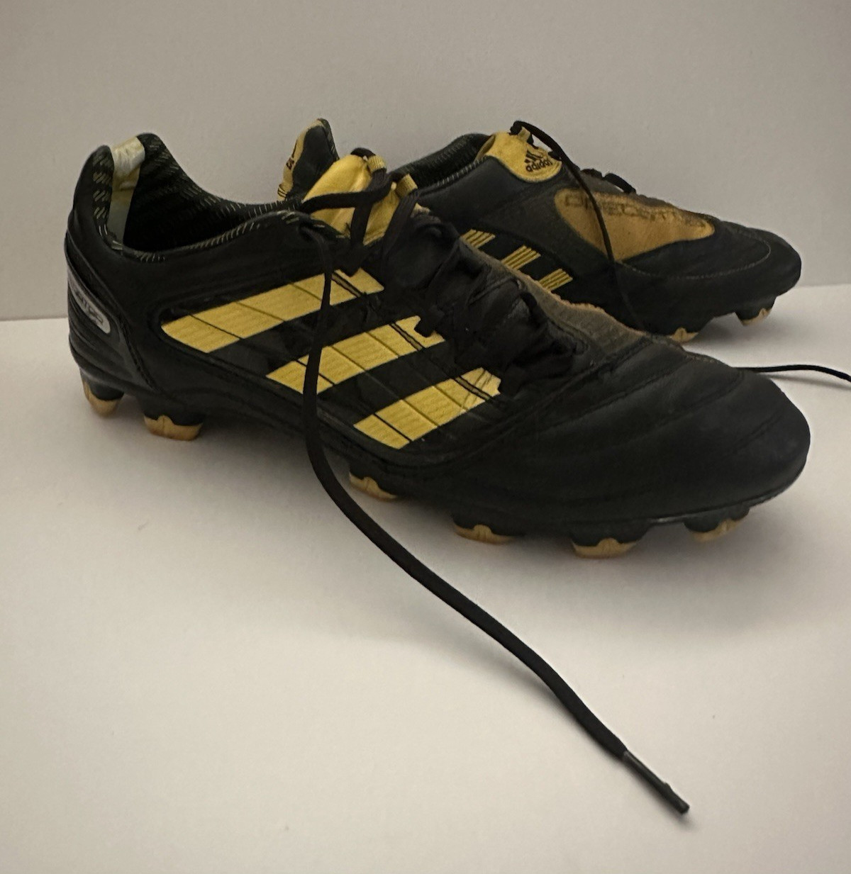 Mens Adidas Predator Absolado_X FG G14206 Soccer Cleats Black Yellow Sz 13