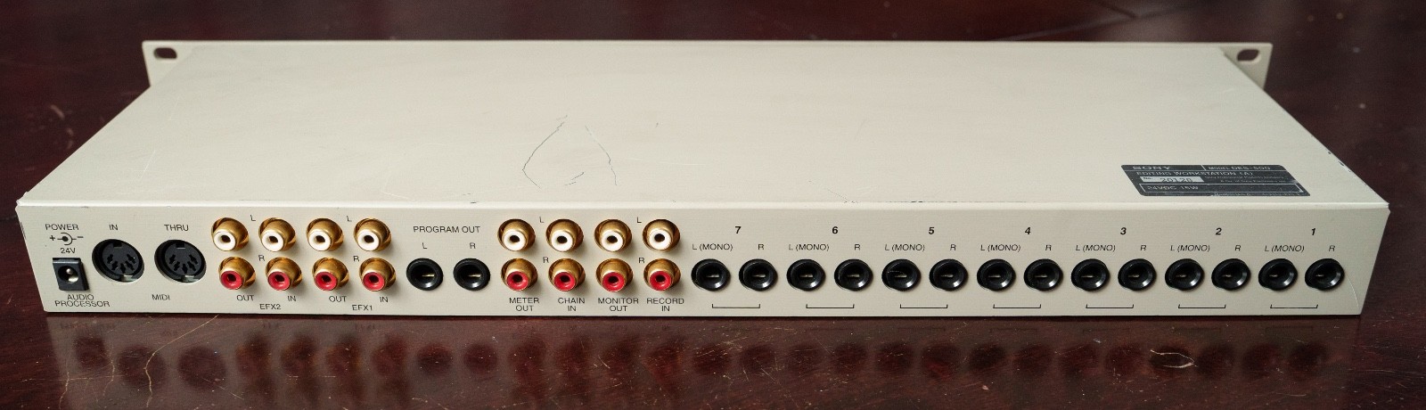Sony DES-500 Editing Workstation (A) Audio Processor - Rack Mountable