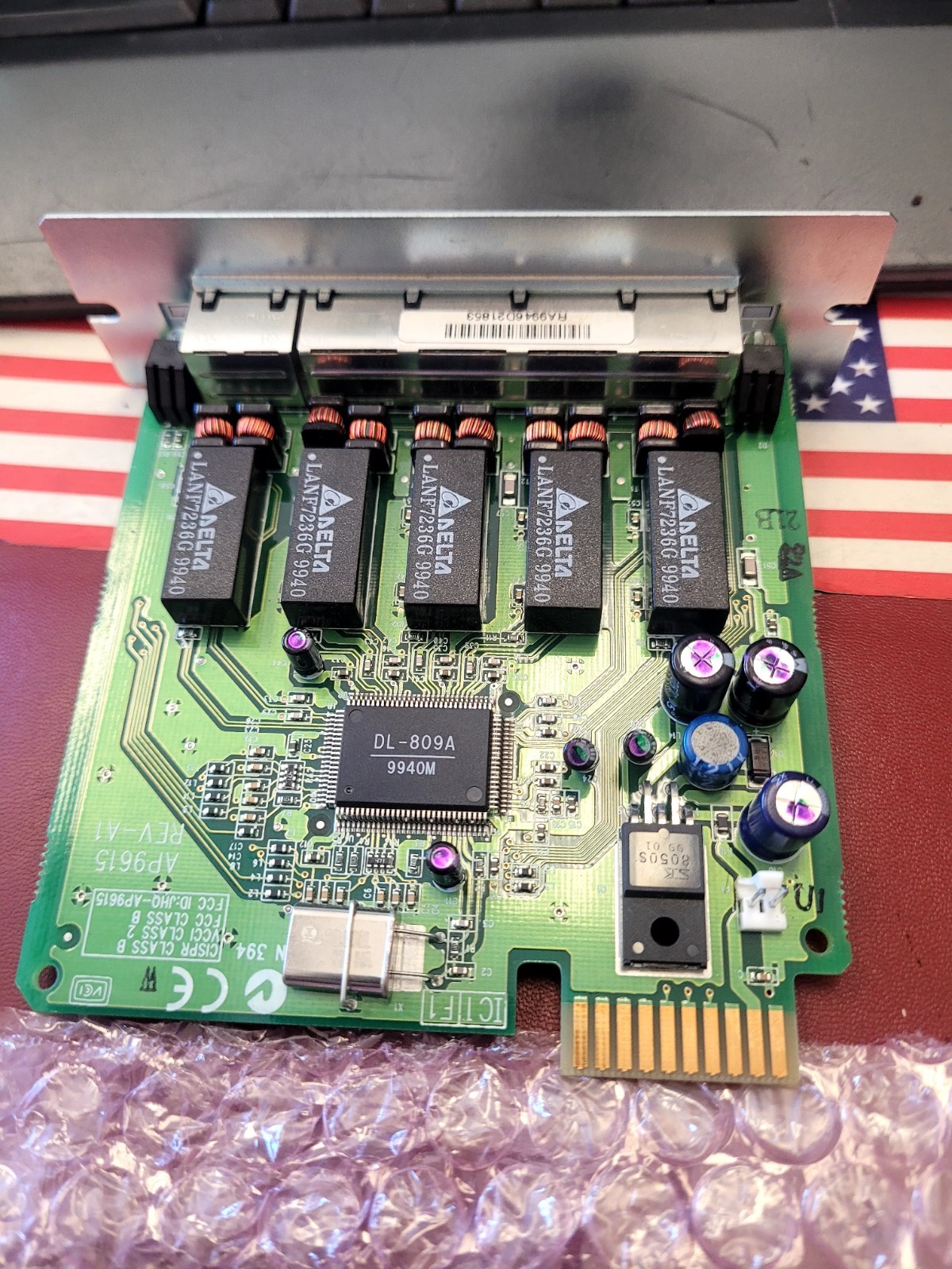APC AP9615 Network Management Card 5-Port 10Base-T HubSlot Card ( S1-C211)
