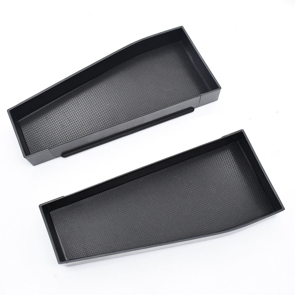 2X Fit For Tesla Cybertruck 2024+ Car Front Door Storage Tray Box Handle Inserts
