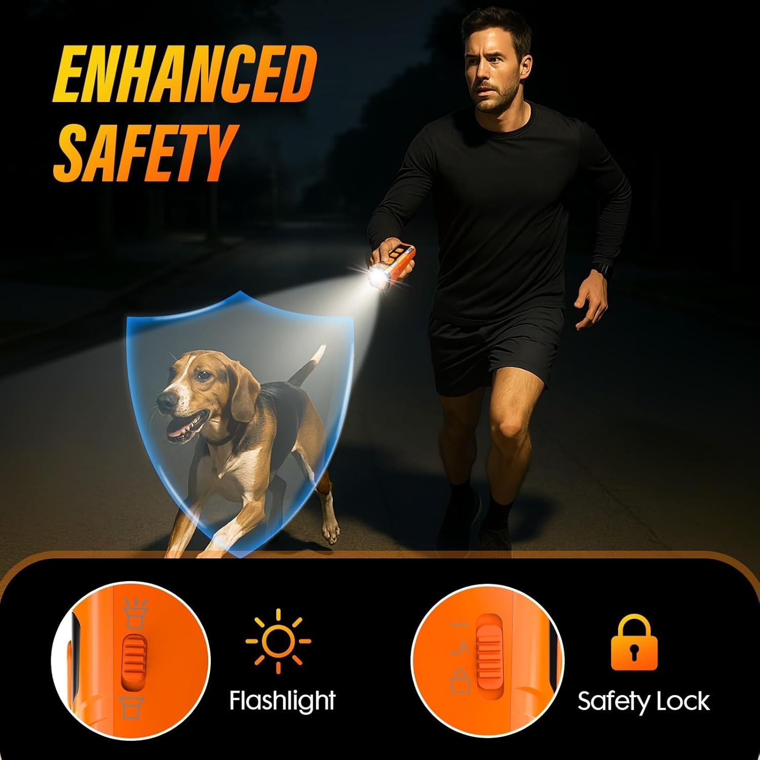 Humane Bark Control Device with 6 Modes - Portable 23 FT Range Training Aid